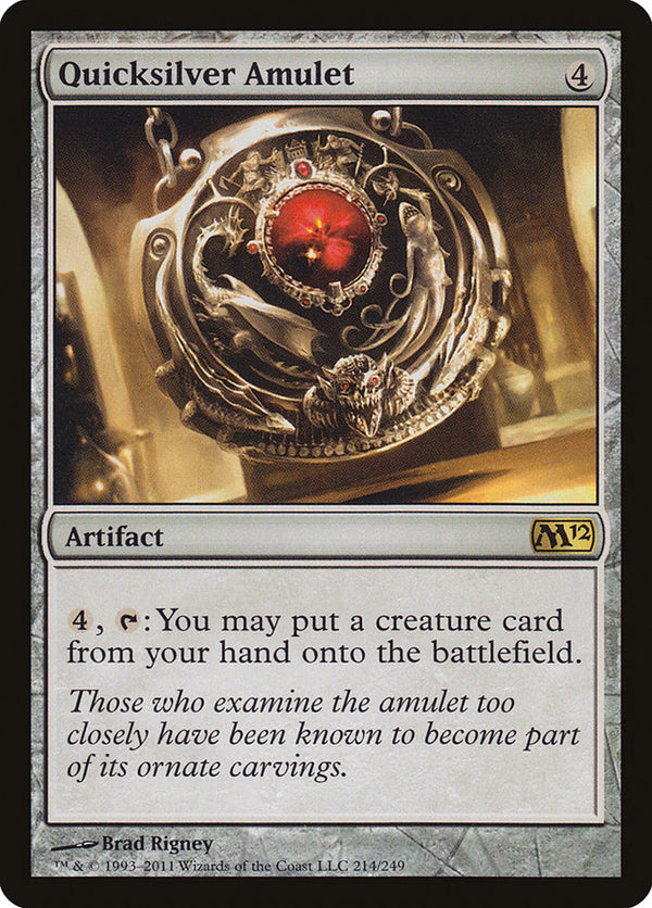 Quicksilver Amulet [Magic 2012]