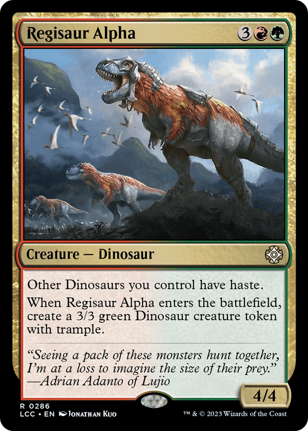 Regisaur Alpha [The Lost Caverns of Ixalan Commander]