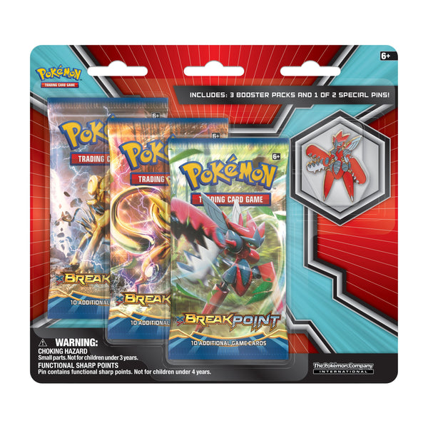XY: BREAKpoint - Collector's Pin 3-Pack Blister (Mega Scizor)