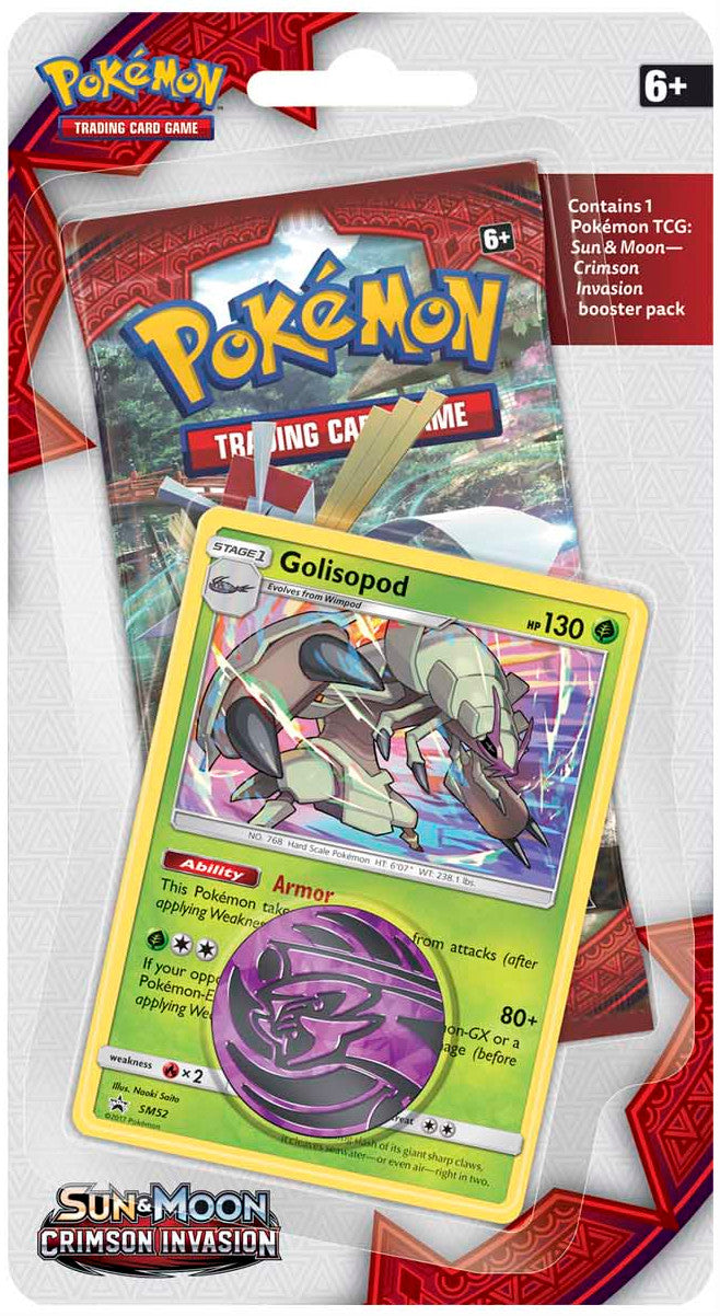 Sun & Moon: Crimson Invasion - Checklane Blister (Golisopod)