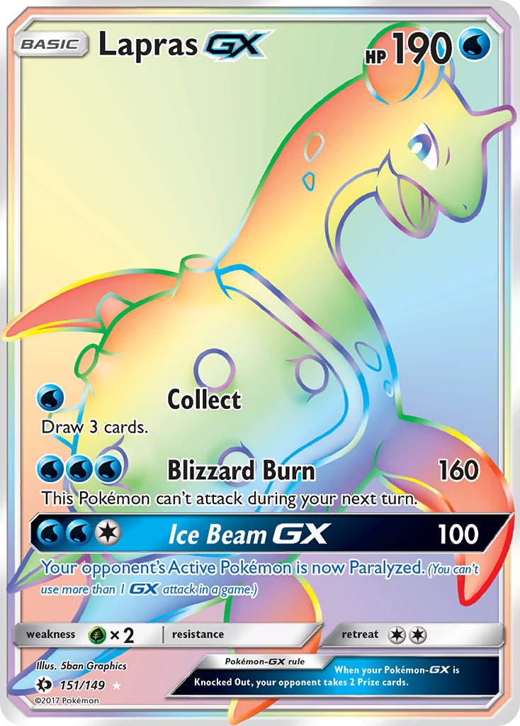 Lapras GX (151/149) [Sun & Moon: Base Set]