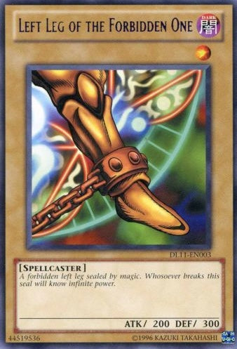 Left Leg of the Forbidden One (Purple) [DL11-EN003] Rare