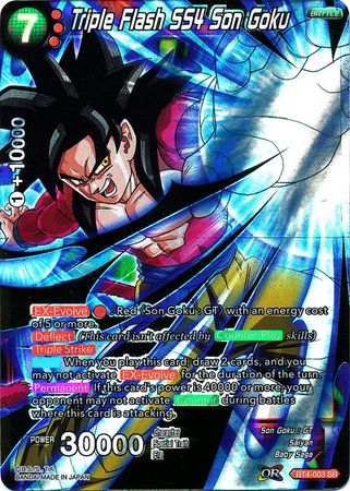 Triple Flash SS4 Son Goku (BT4-003) [Revision Pack 2020]