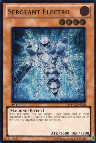 Sergeant Electro [PHSW-EN090] Ultimate Rare