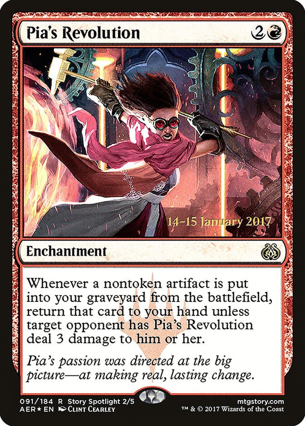 Pia's Revolution [Aether Revolt Prerelease Promos]