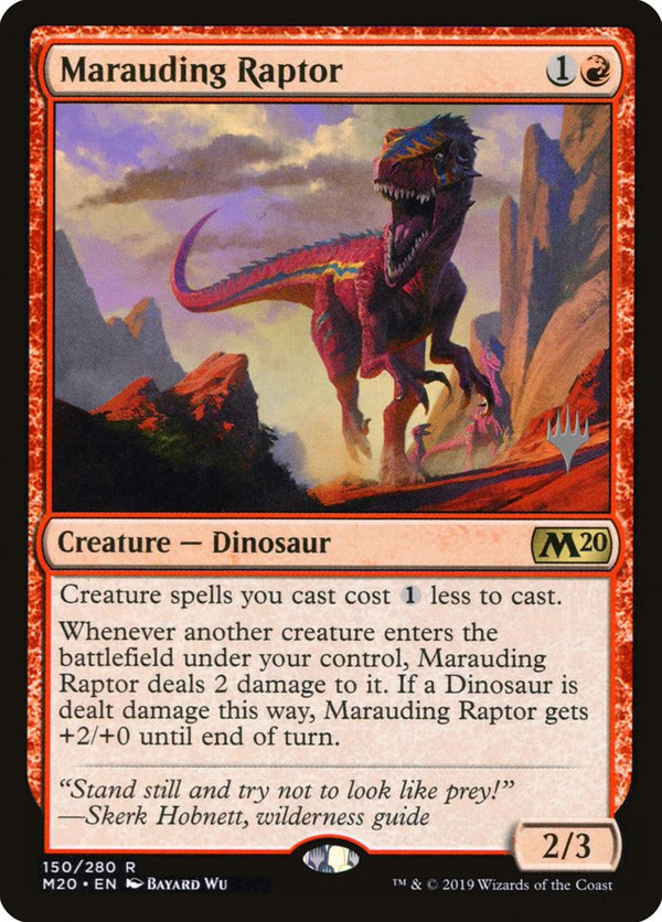 Marauding Raptor (Promo Pack) [Core Set 2020 Promos]