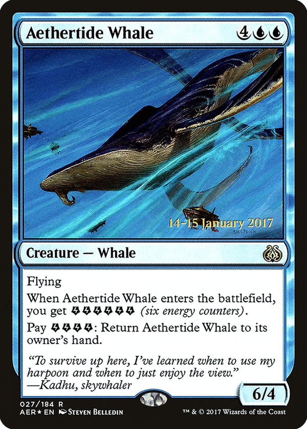 Aethertide Whale [Aether Revolt Prerelease Promos]