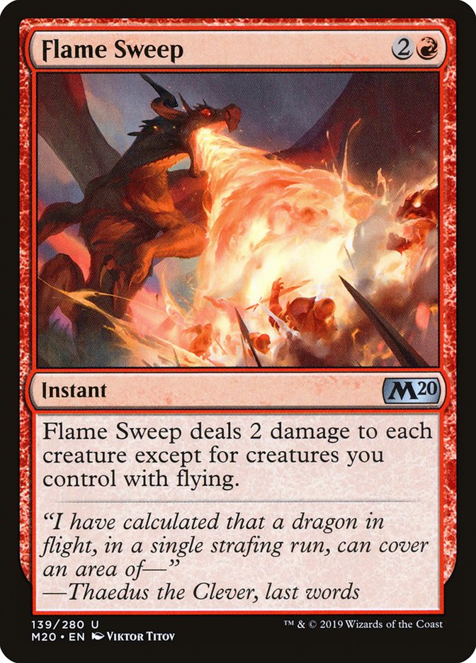 Flame Sweep [Core Set 2020]