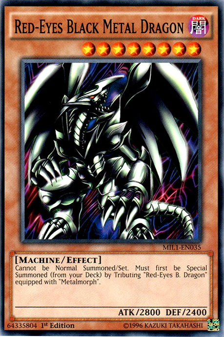 Red-Eyes Black Metal Dragon [MIL1-EN035] Common