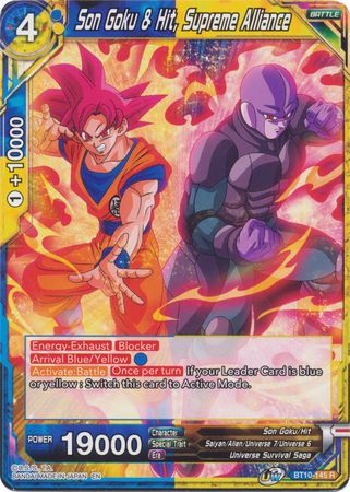 Son Goku & Hit, Supreme Alliance (BT10-145) [Rise of the Unison Warrior 2nd Edition]
