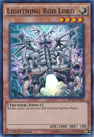 Lightning Rod Lord [MP15-EN216] Super Rare