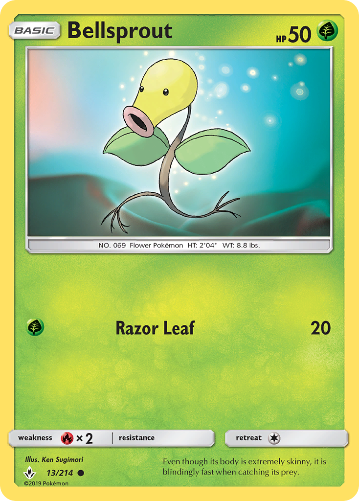 Bellsprout (13/214) [Sun & Moon: Unbroken Bonds]