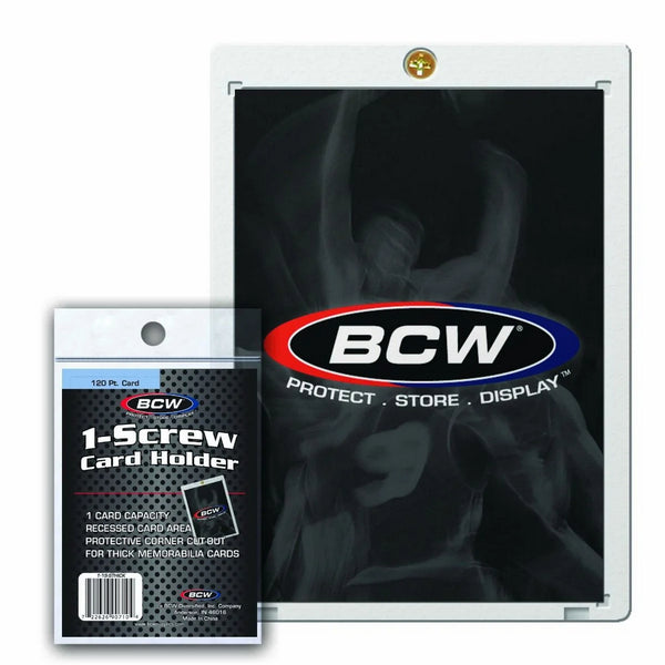 1-Screw Thick Card Holder (120pt) | BCW