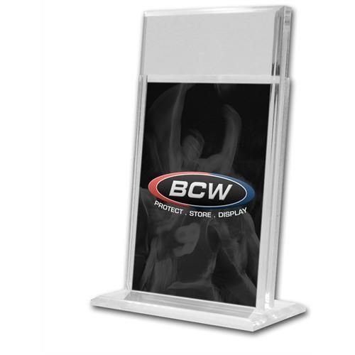 Acrylic Card Stand (Vertical with Header) | BCW