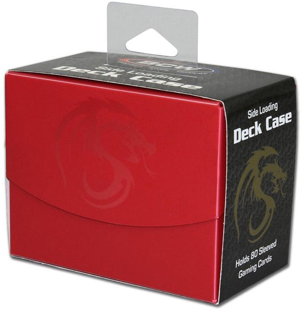 Side Loading Deck Case (Red) | BCW
