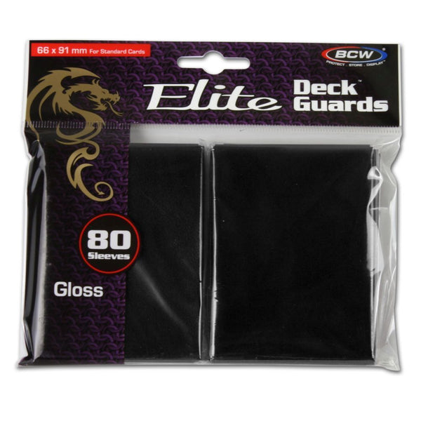 Gloss Elite Deck Guard 80 (Black) | BCW