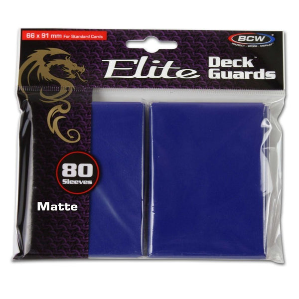 Matte Elite Deck Guard 80 (Blue) | BCW