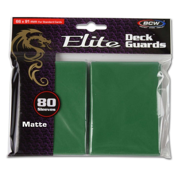 Matte Elite Deck Guard 80 (Green) | BCW