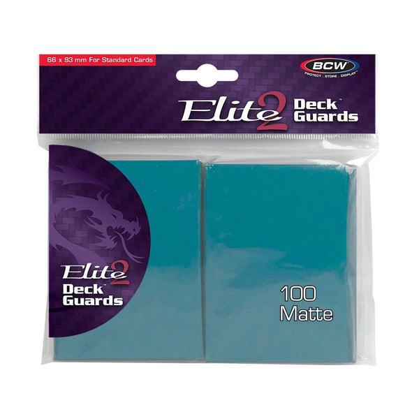 Matte Elite2 Deck Guard 100 (Azure) | BCW