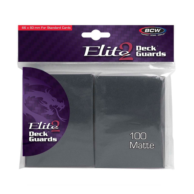 Matte Elite2 Deck Guard 100 (Gray) | BCW