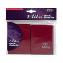 Matte Elite2 Deck Guard 100 (Red) | BCW