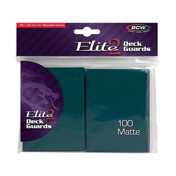 Matte Elite2 Deck Guard 100 (Teal) | BCW