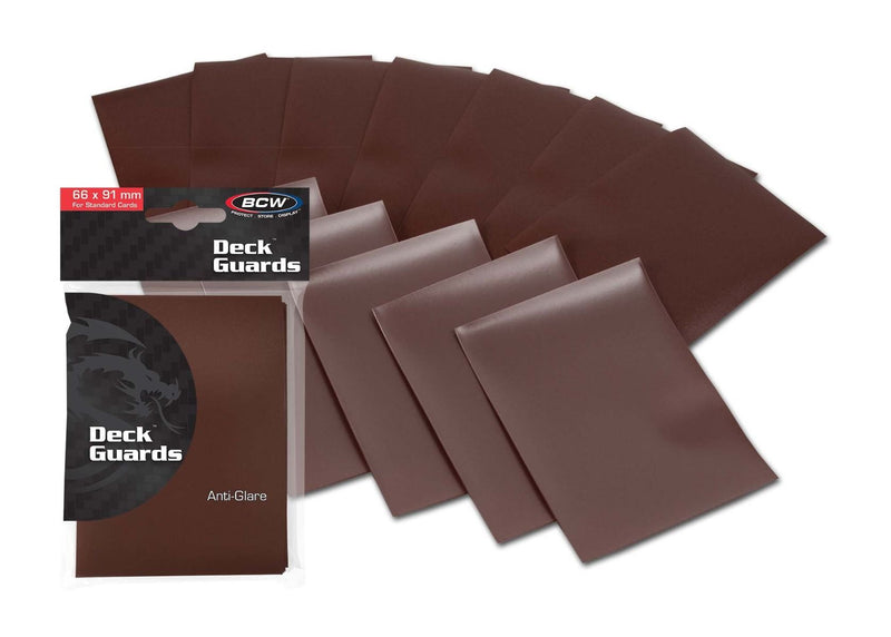 Double Matte Deck Guards (Brown) | BCW