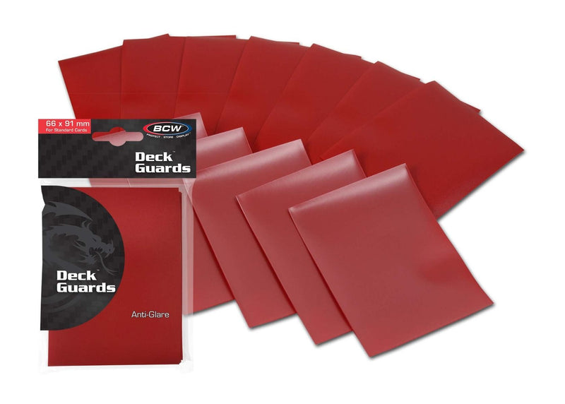 Double Matte Deck Guards (Red) | BCW