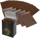 Boxed Double Matte Deck Guards 80 (Brown) | BCW