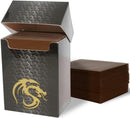 Boxed Double Matte Deck Guards 80 (Brown) | BCW