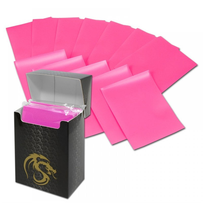 Boxed Double Matte Deck Guards 80 (Pink) | BCW