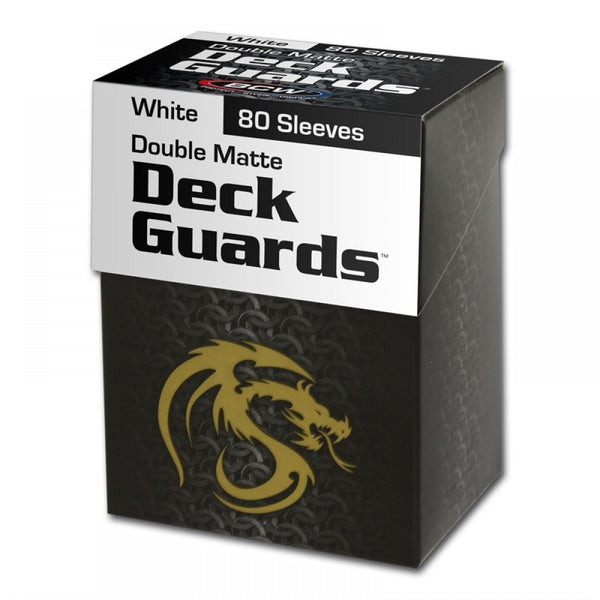 Boxed Double Matte Deck Guards 80 (White) | BCW