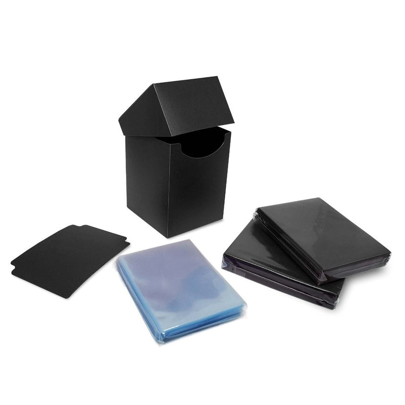 Combo Pack: Inner Sleeves & Elite2 Deck Guards (Black) | BCW