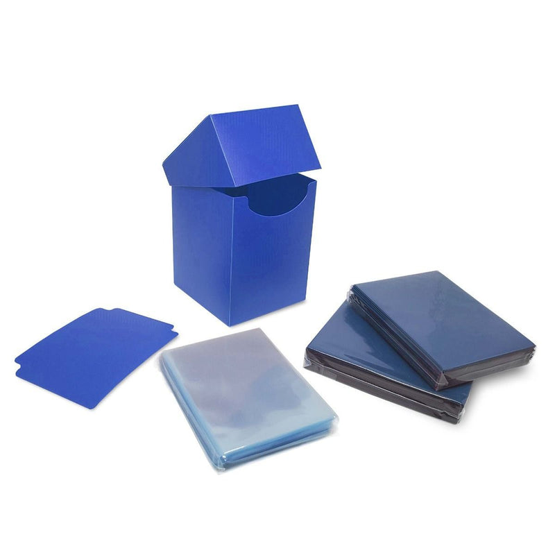 Combo Pack: Inner Sleeves & Elite2 Deck Guards (Blue) | BCW