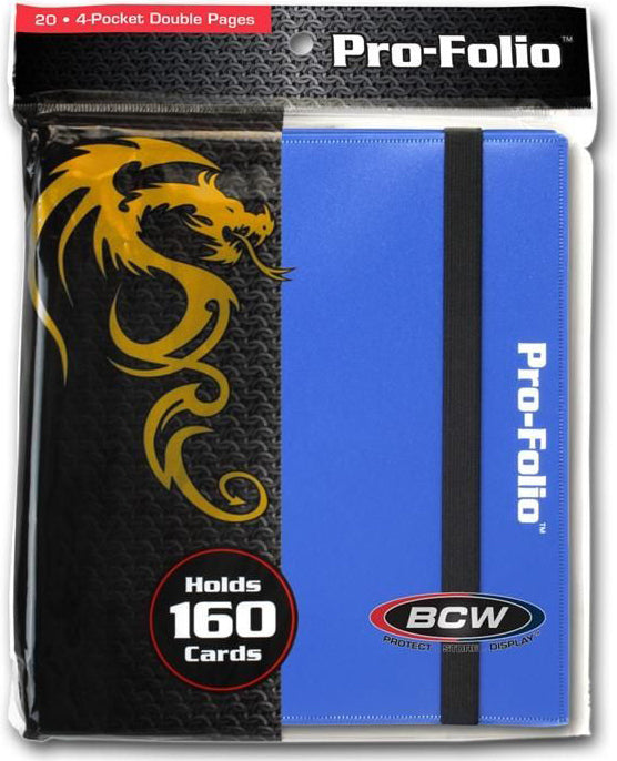 Pro-Folio 4-Pocket (Blue) | BCW