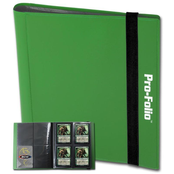 Pro-Folio 4-Pocket (Green) | BCW