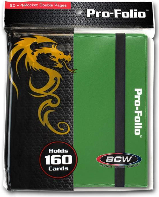 Pro-Folio 4-Pocket (Green) | BCW