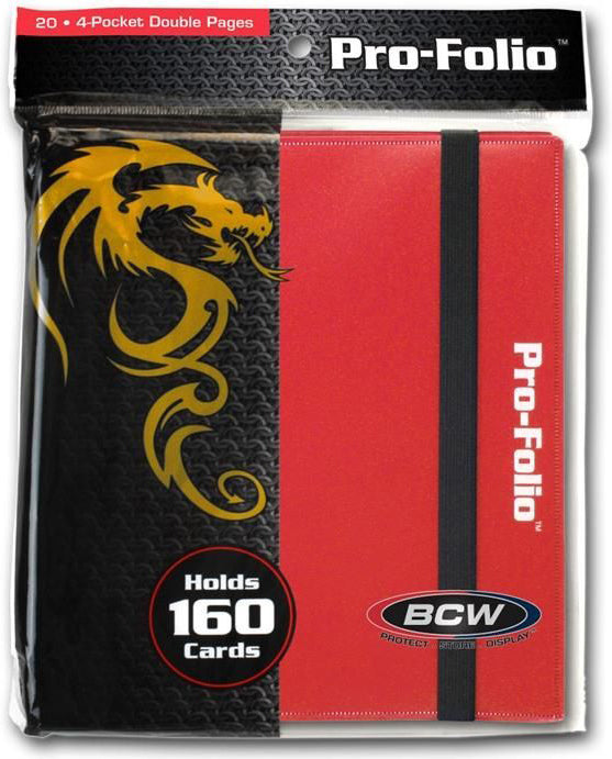 Pro-Folio 4-Pocket (Red) | BCW