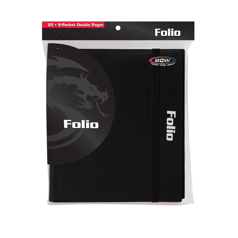 Folio 9-Pocket Album (Black) | BCW