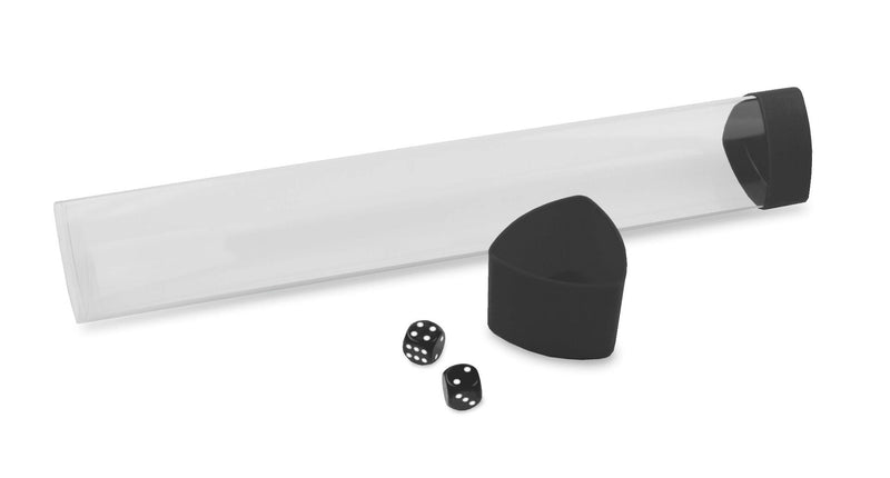 Playmat Tube w/ Dice Holder (Black) | BCW