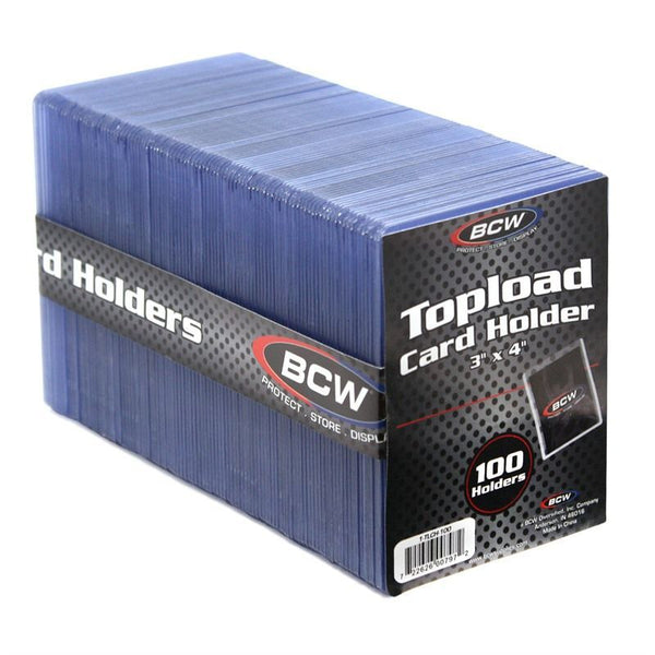 100ct Standard 3x4 Topload Card Holder | BCW