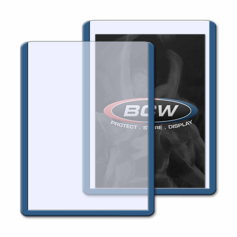 Standard 3x4 Topload Card Holder (Blue Border) | BCW