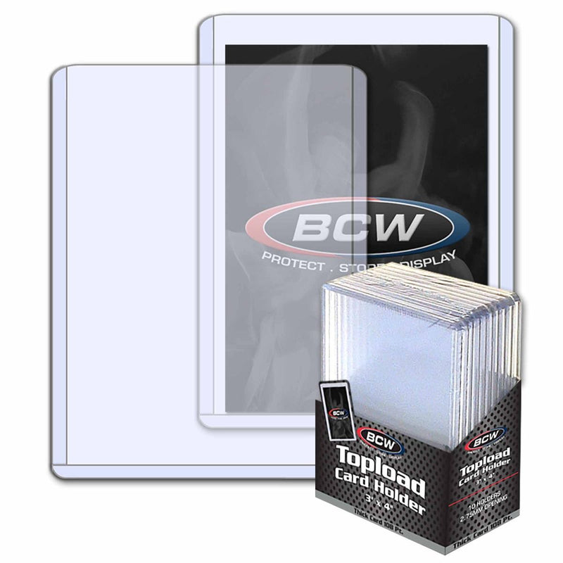 Thick 3x4 Topload Card Holder (108pt) | BCW