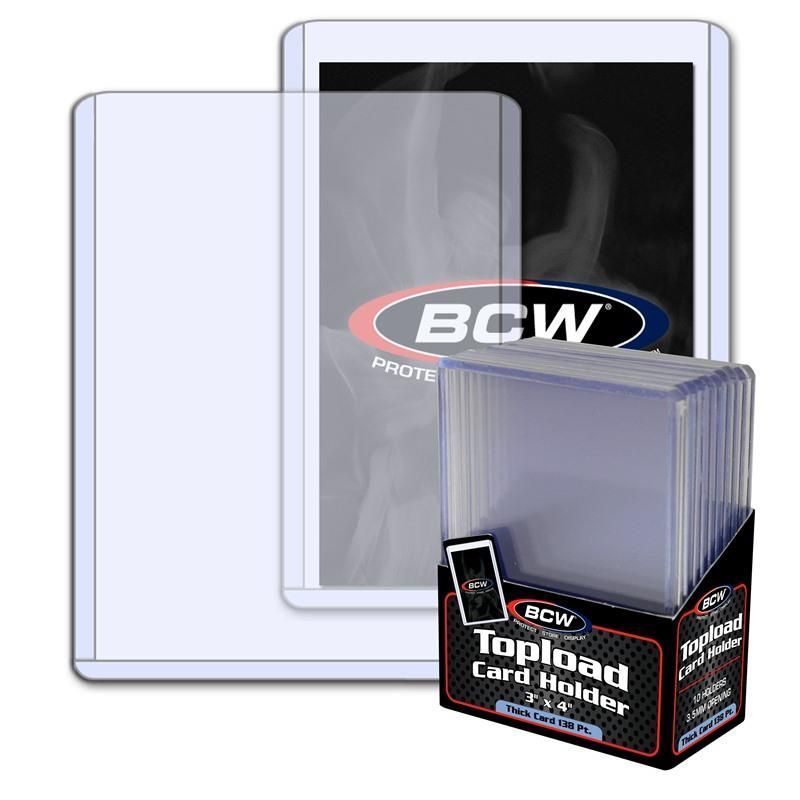 Thick 3x4 Topload Card Holder (138pt) | BCW