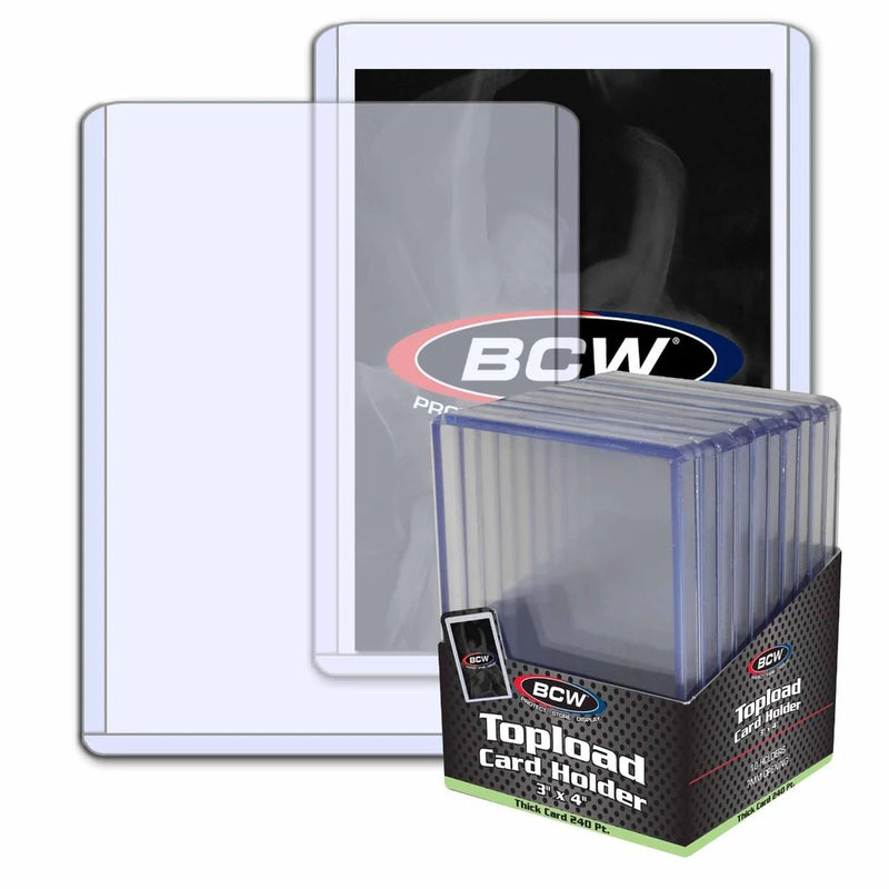 Thick 3x4 Topload Card Holder (240pt) | BCW