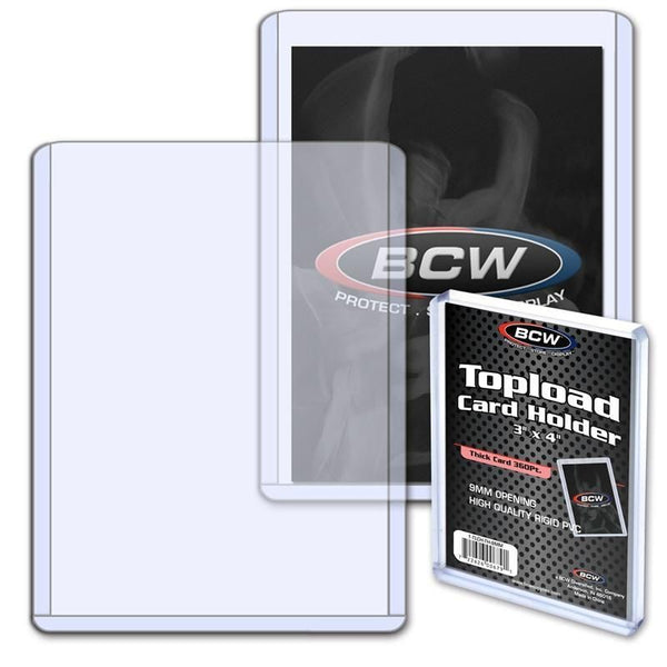 Thick 3x4 Topload Card Holder (360pt) | BCW