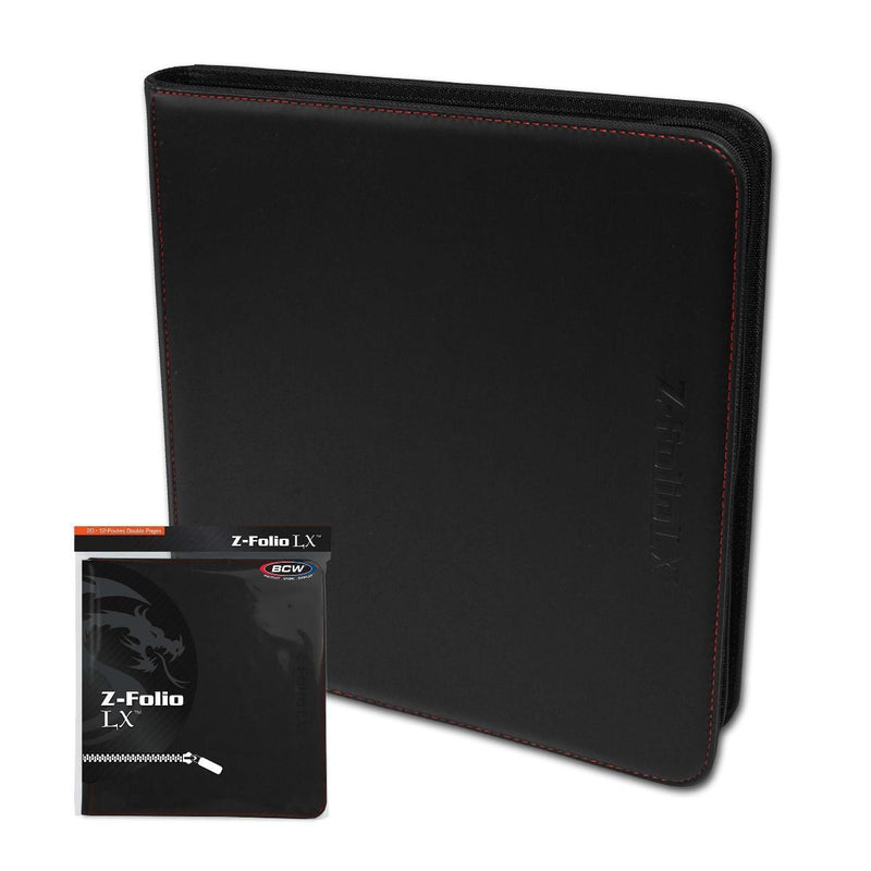 Z-Folio 12-Pocket LX Album (Black) | BCW