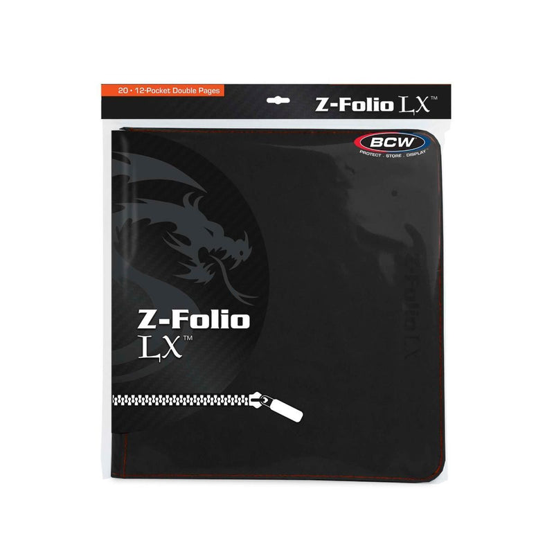 Z-Folio 12-Pocket LX Album (Black) | BCW