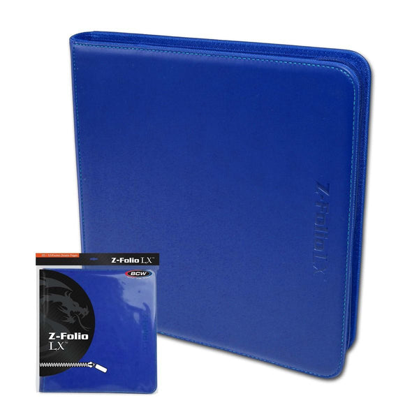 Z-Folio 12-Pocket LX Album (Blue) | BCW