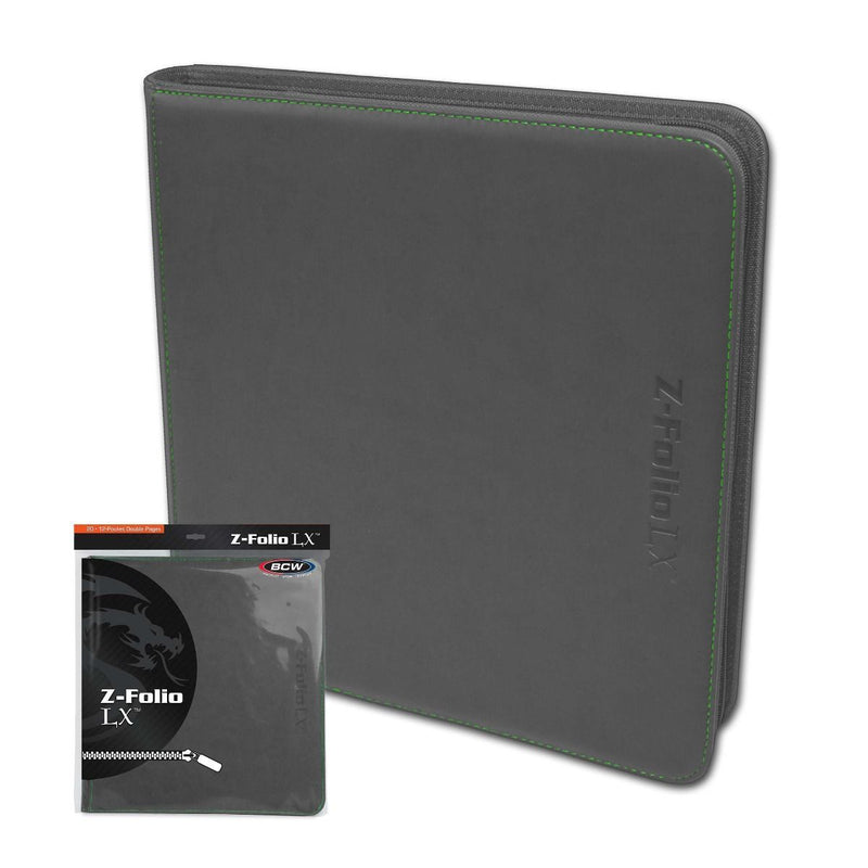 Z-Folio 12-Pocket LX Album (Gray) | BCW